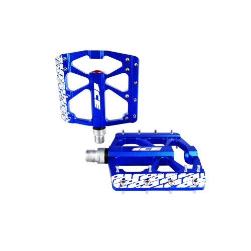 pédales ICE FAST aluminium bleu