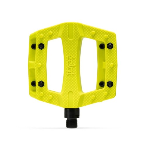 pédales BMX nylon ECLAT Contra jaune fluo, magasin cirque Nantes 44