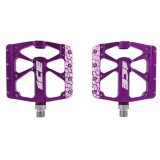 pédales aluminium violet anodisé ICE FAST, magasin Nantes monocycles