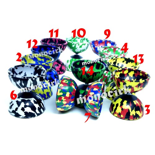 diabolo Babache Arlequin Medium BREIZ, magasin cirque Nantes Bretagne