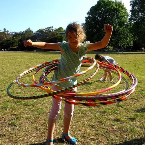 hula hoop 85cm-24mm pliable 520g