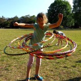hula hoop 85cm-24mm pliable 520g