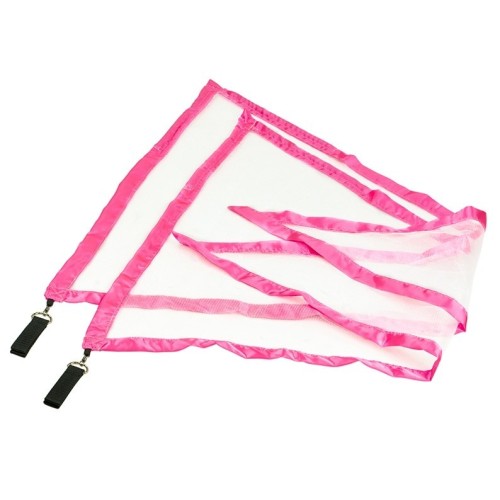 Grande poïs bolas drapeaux rouge-noir 92x67, magasin cirque Nantes