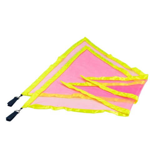 Grande poïs bolas drapeaux rouge-noir 92x67, magasin cirque Nantes