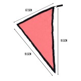 poïs drapeaux grands adultes violet-blanc UV, magasin cirque Nantes