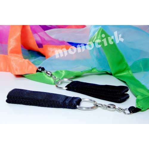 poïs triangle bolas drapeaux FLUO vert-orange, magasin cirque Nantes