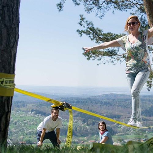 Slackline GIBBON CLASSIC LINE 15m, magasin cirque Nantes jonglerie