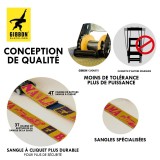 Slackline GIBBON BananaLama XL 25mx35mm, magasin Nantes cirque