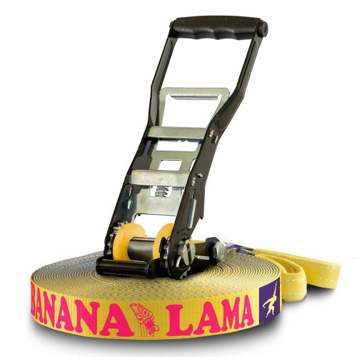 Slackline GIBBON BananaLama XL 25mx35mm, magasin Nantes cirque