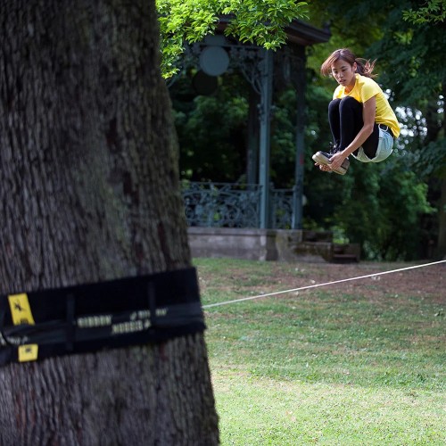 Slackline GIBBON BananaLama XL 25mx35mm, magasin Nantes cirque