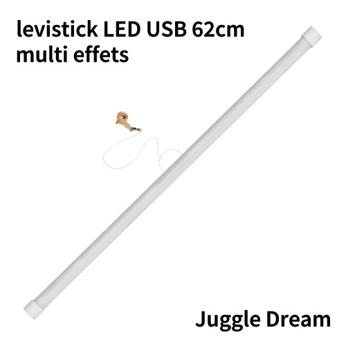 Levistick à LED multi modes recharge USB, magasin cirque Nantes 44