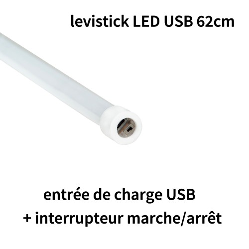 Levistick à LED multi modes recharge USB, magasin cirque Nantes 44