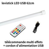 Levistick à LED multi modes recharge USB, magasin cirque Nantes 44