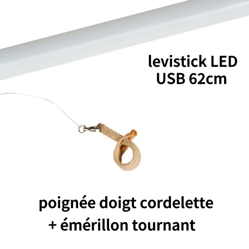 Levistick à LED multi modes recharge USB, magasin cirque Nantes 44