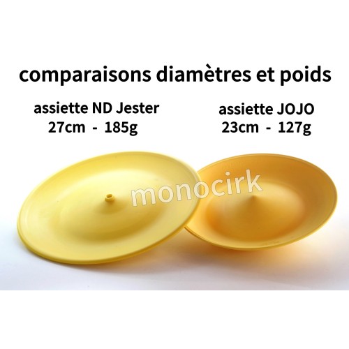 assiette chinoise ND JESTER 27cm lourde, magasin cirque Nantes 44