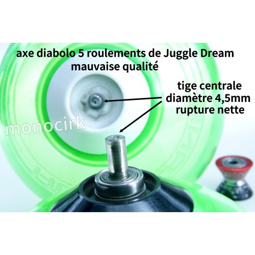 diabolo 5 roulements HURRICANE, magasin cirque Nantes jonglerie