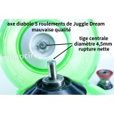 diabolo 5 roulements HURRICANE, magasin cirque Nantes jonglerie