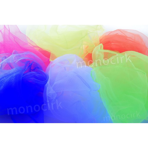 foulards FLUO à jongler 65x65, matériel cirque à Nantes jonglerie
