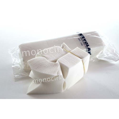 lot 6 éponges latex triangle KRYOLAN