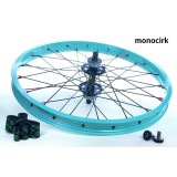 roue monocycle 20" axe carré - SALT turquoise