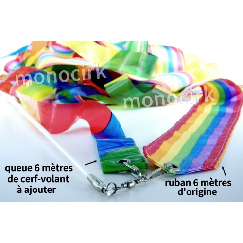 ensemble GRS 6m ruban + queue cerf-volant