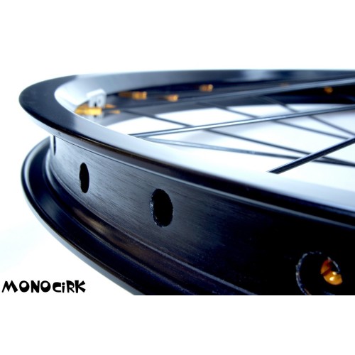roue monocycle ISIS 24" cross, magasin cirque Nantes roues montées