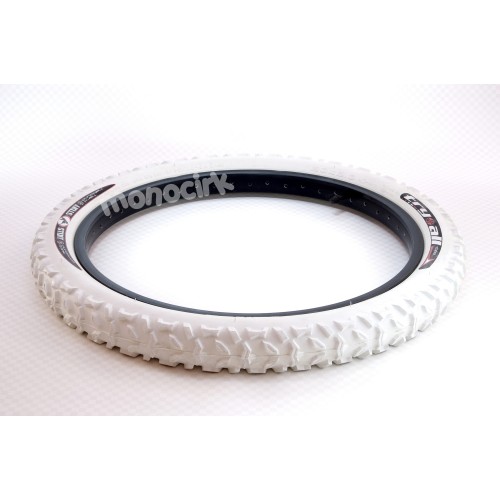 pneu TRY ALL KOXX Sticky  20x2.0 blanc, cirque monocycles Nantes 44